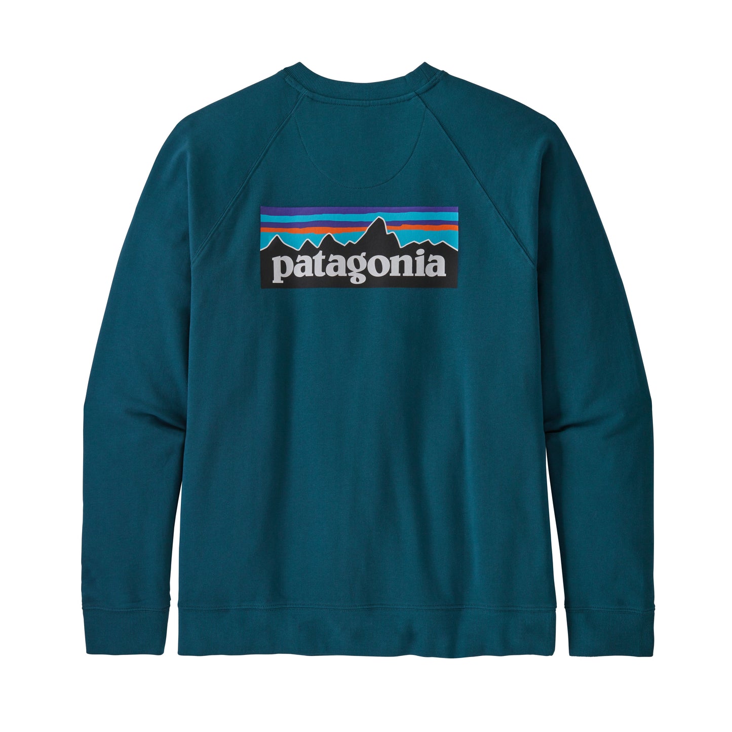 Patagonia P-6 Logo Organic Crew Sweatshirt - Crater Blue