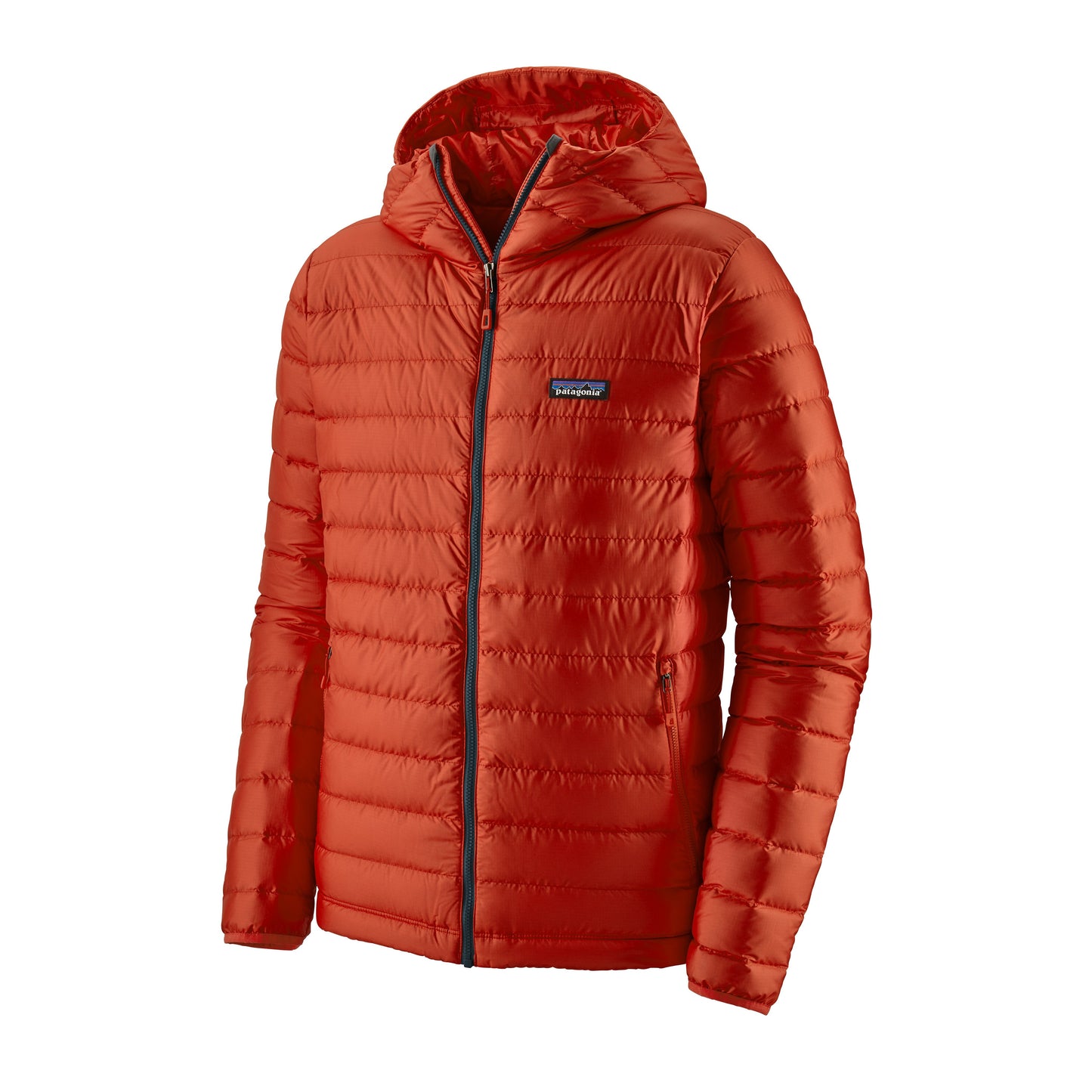 Patagonia Down Sweater Hoody - Hot Ember