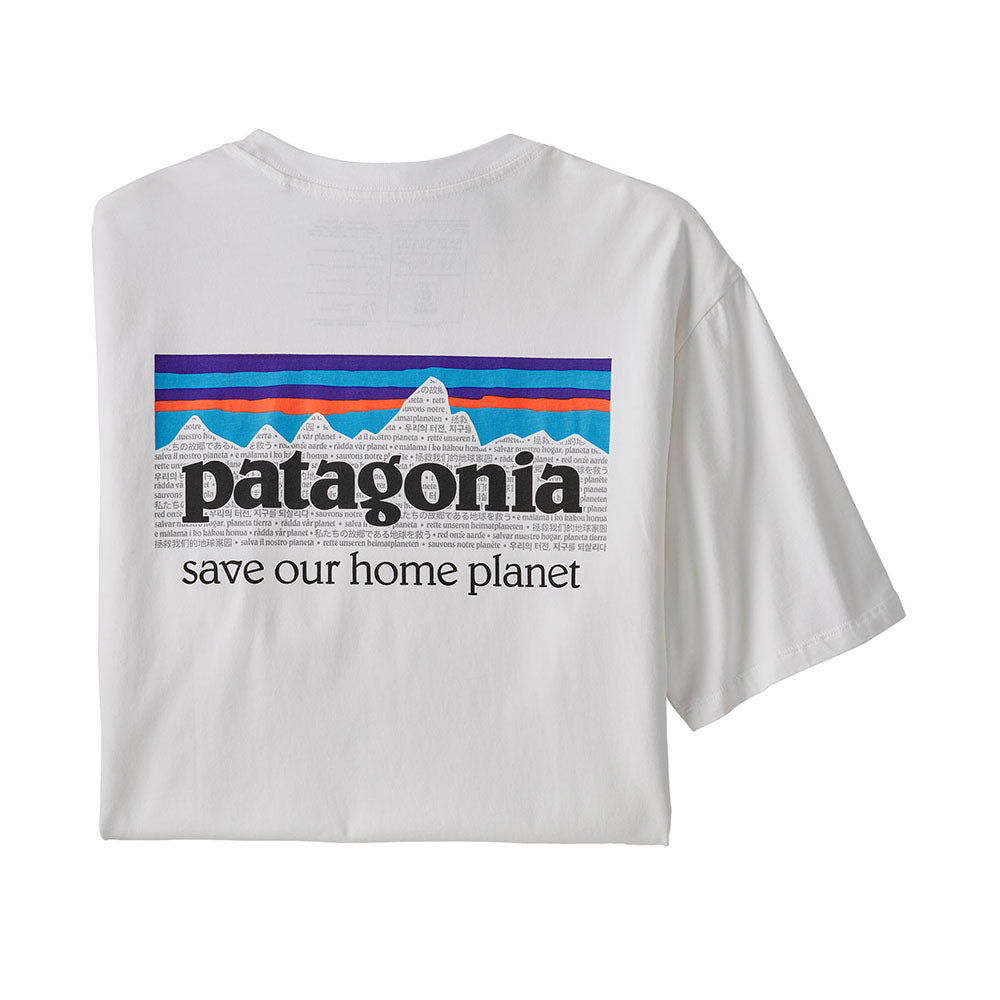 Patagonia P-6 Mission Organic T-Shirt - White