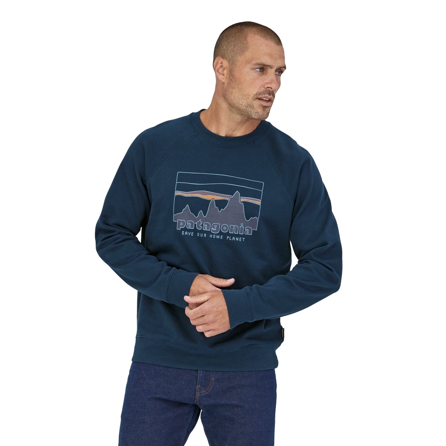 Patagonia '73 Skyline Sweatshirt - Tidepool Blue