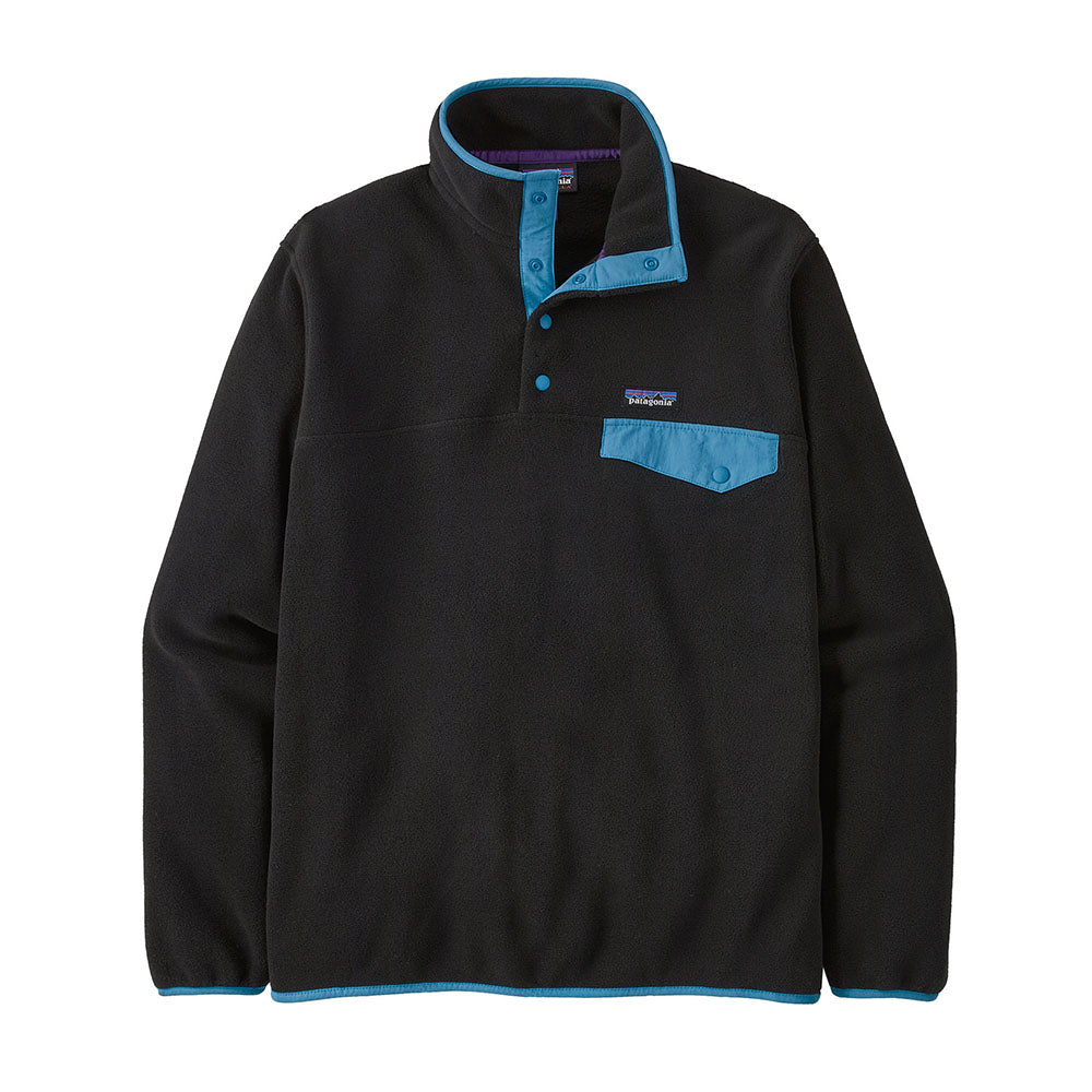 Patagonia Lightweight Synchilla Snap-T Pullover - Black