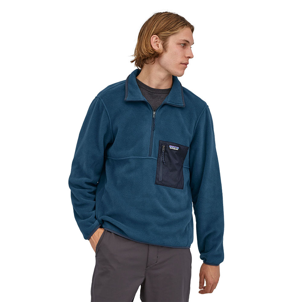 Patagonia Microdini 1/4 Zip Pullover - Tidepool Blue