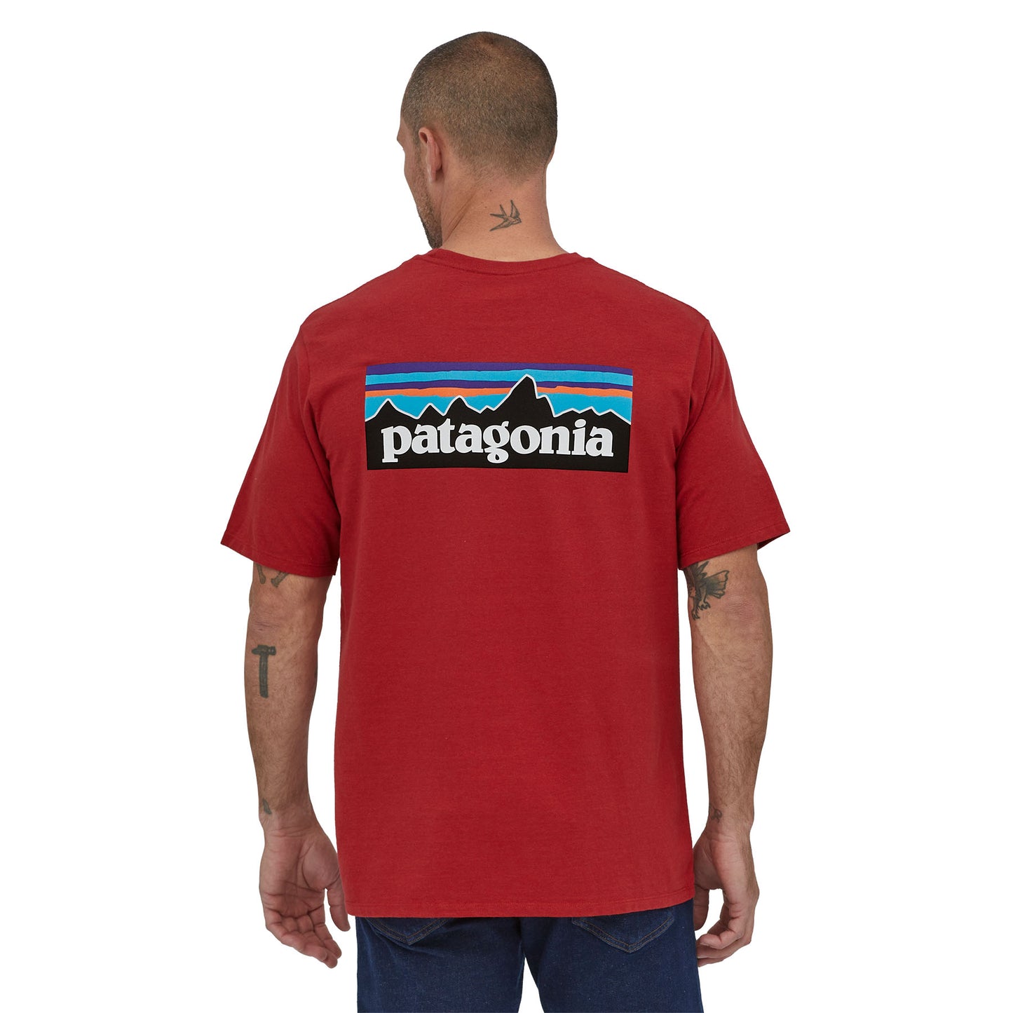 Patagonia P-6 Logo Responsibili-Tee - Sumac Red