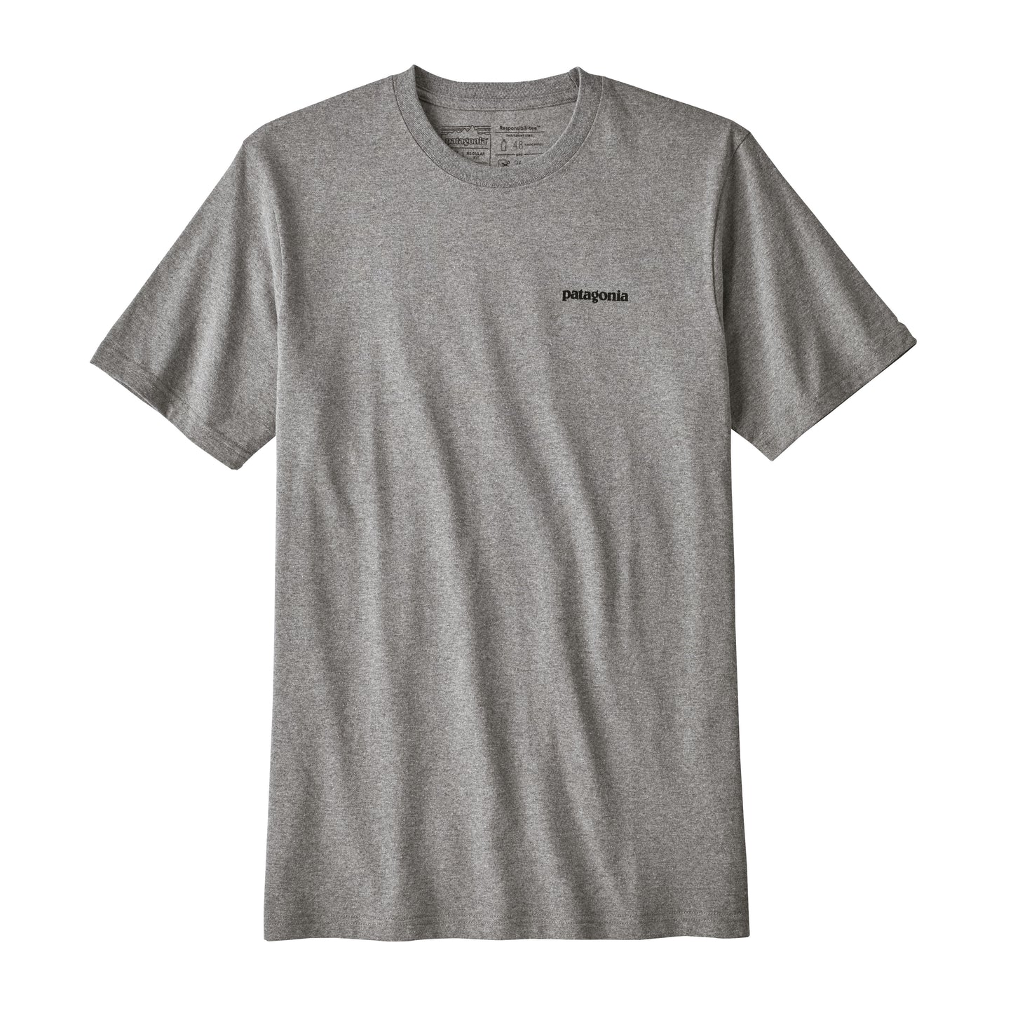 Patagonia P-6 Logo Responsibili-Tee - Gravel Heather