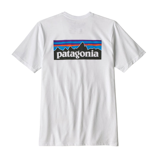 Patagonia P-6 Logo Pocket Responsibili-Tee - White