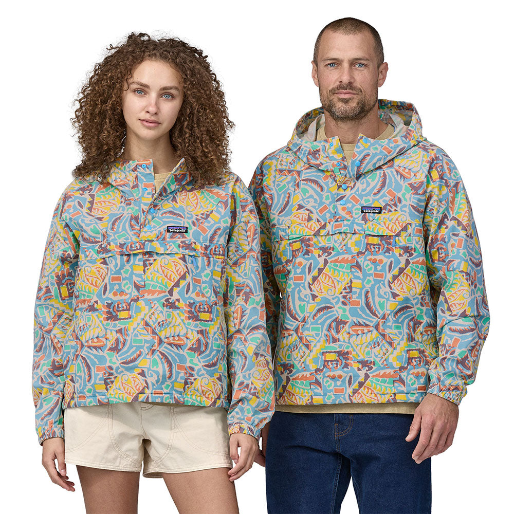 Patagonia Funhoggers Anorak - Thriving Planet Lago Blue