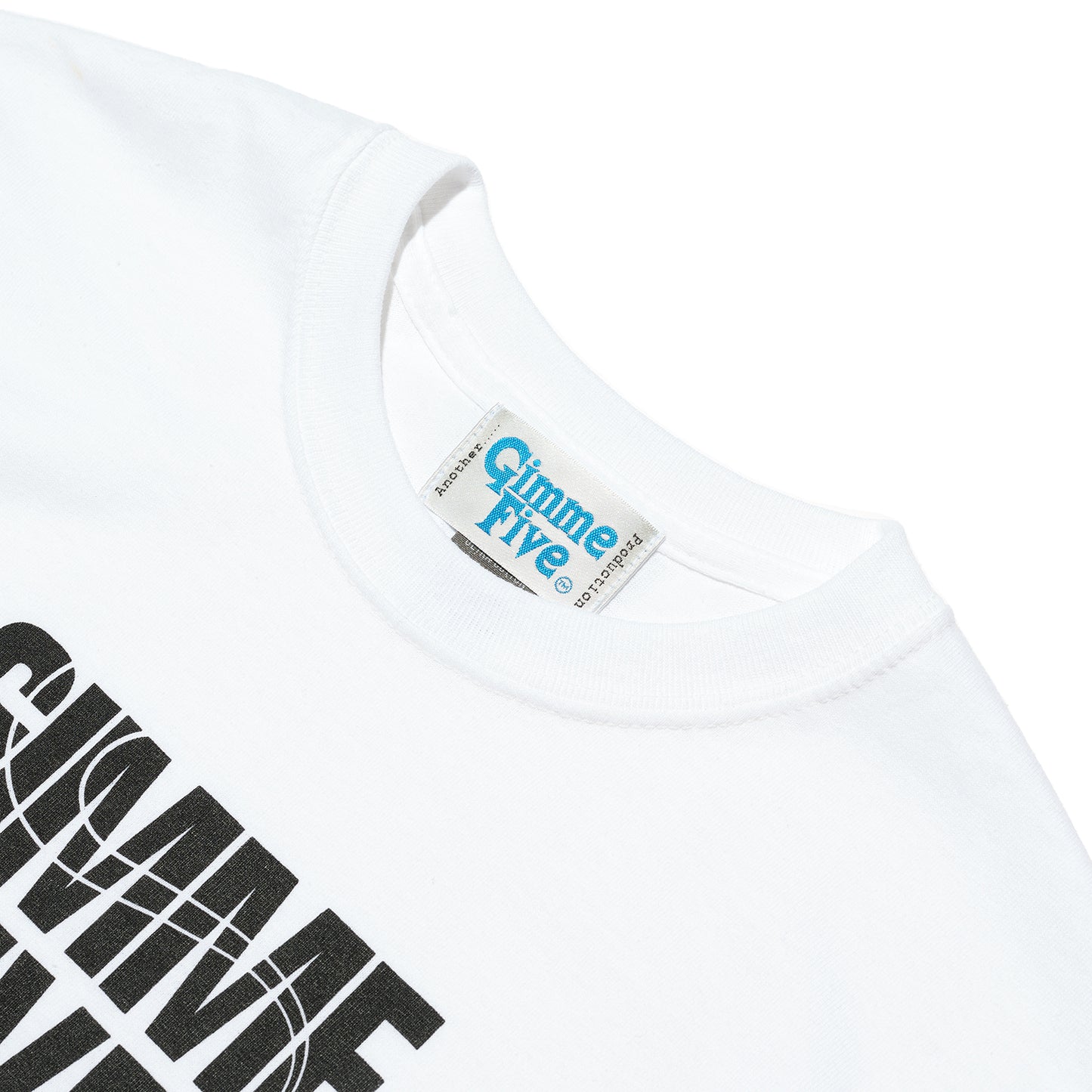 Gimme Five Soldier T-Shirt - White Black