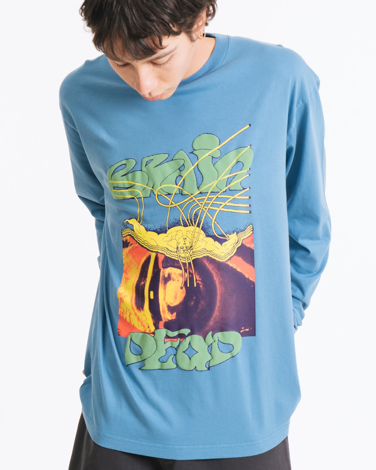 Brain Dead Puppet L/S T-Shirt - Blue