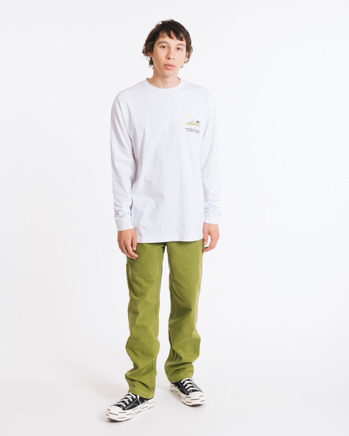 Brain Dead Purgatory L/S T-Shirt - White