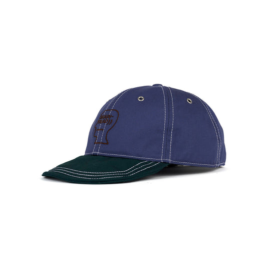 Brain Dead Wire Brim 6 Panel Hat - Slate Blue