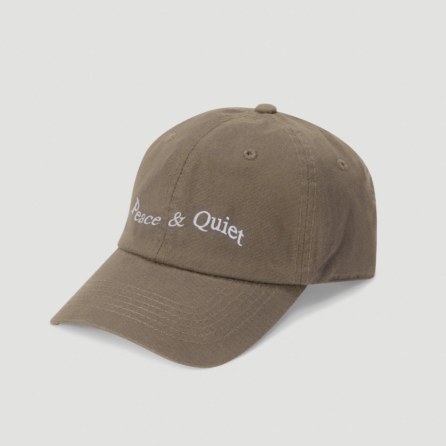 Museum of Peace & Quiet Wordmark Dad Hat - Clay