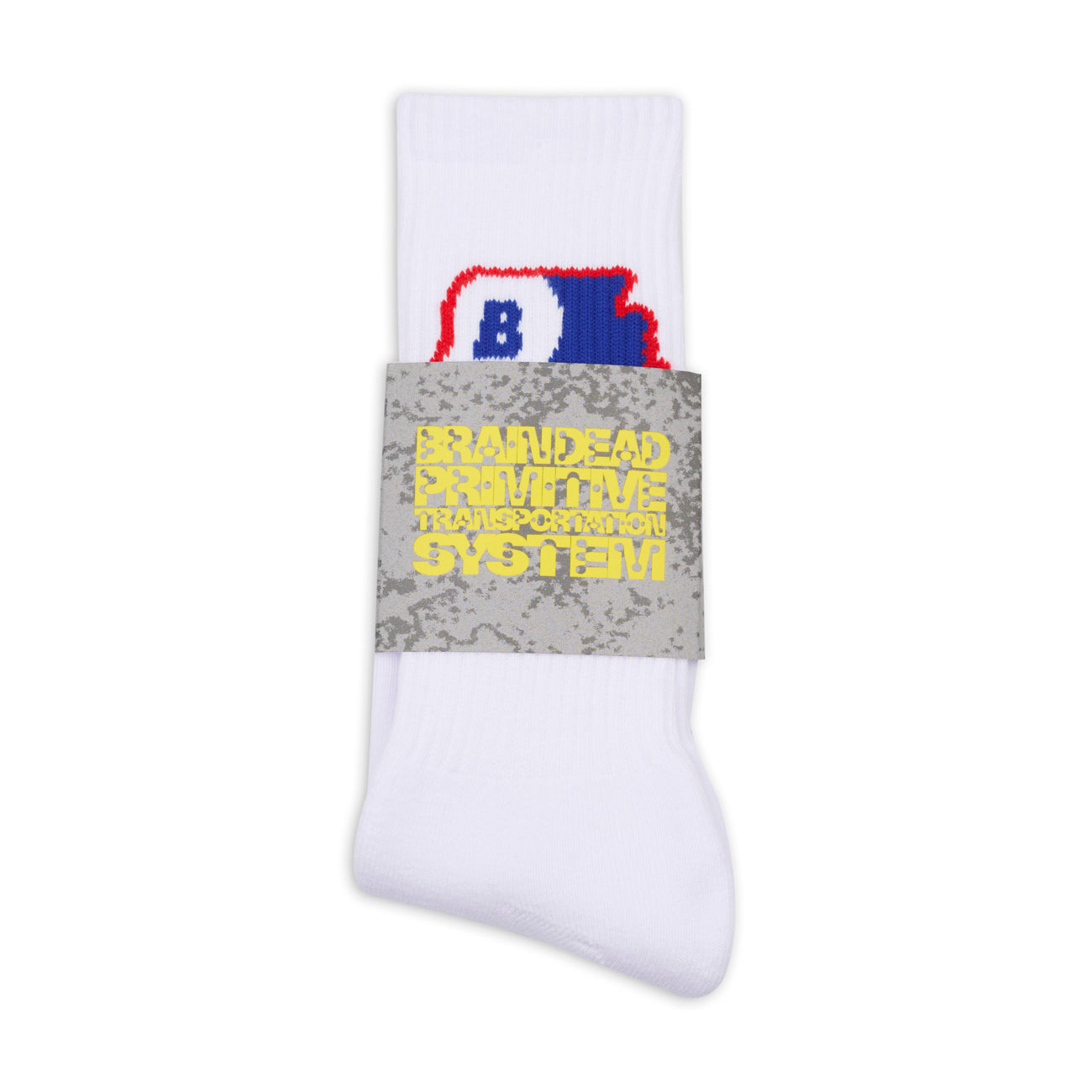 Brain Dead Yin Yang Socks - White