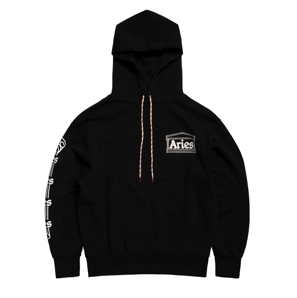 Aries Arise Column Hoodie - Black
