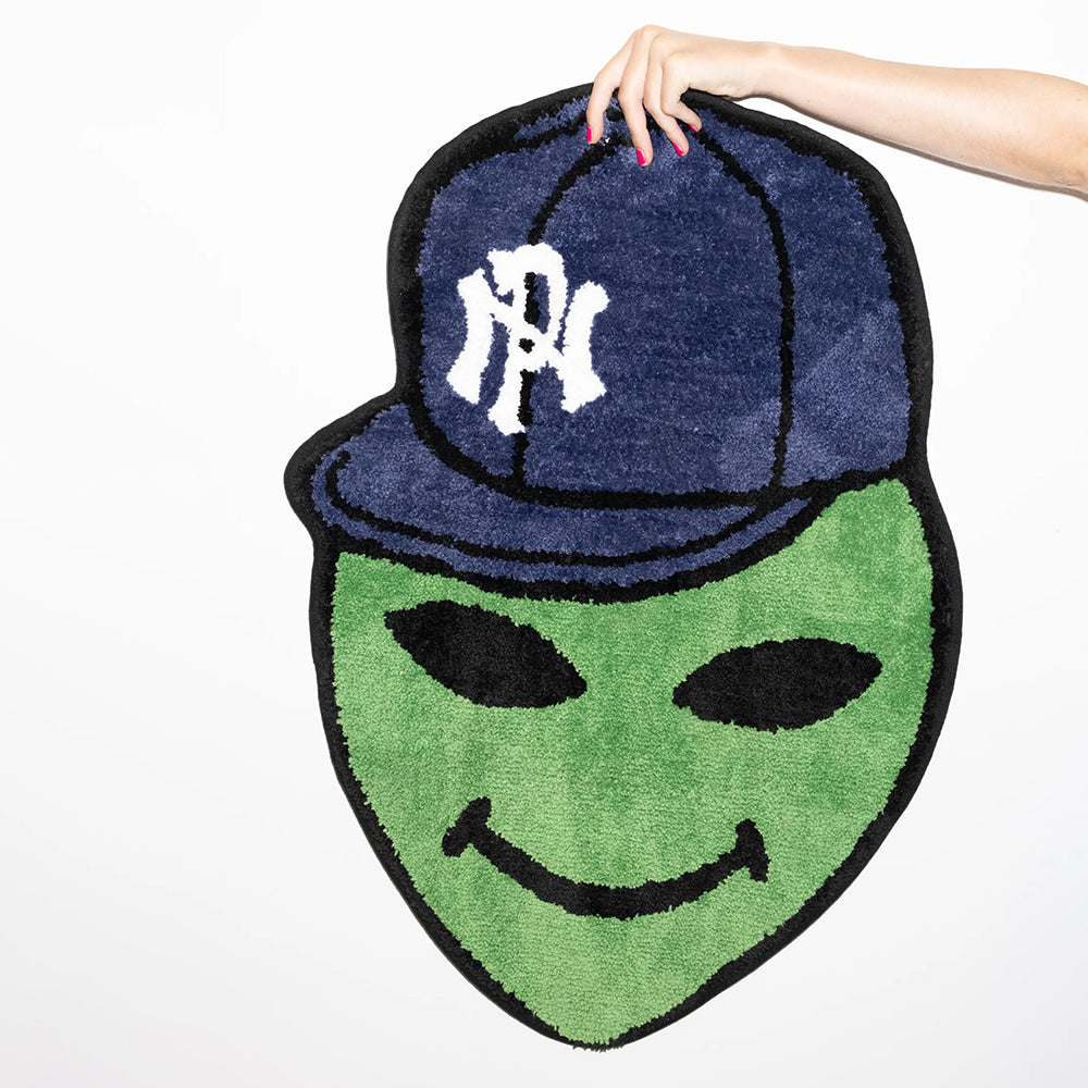 No Problemo Alien Dude Rug - Green