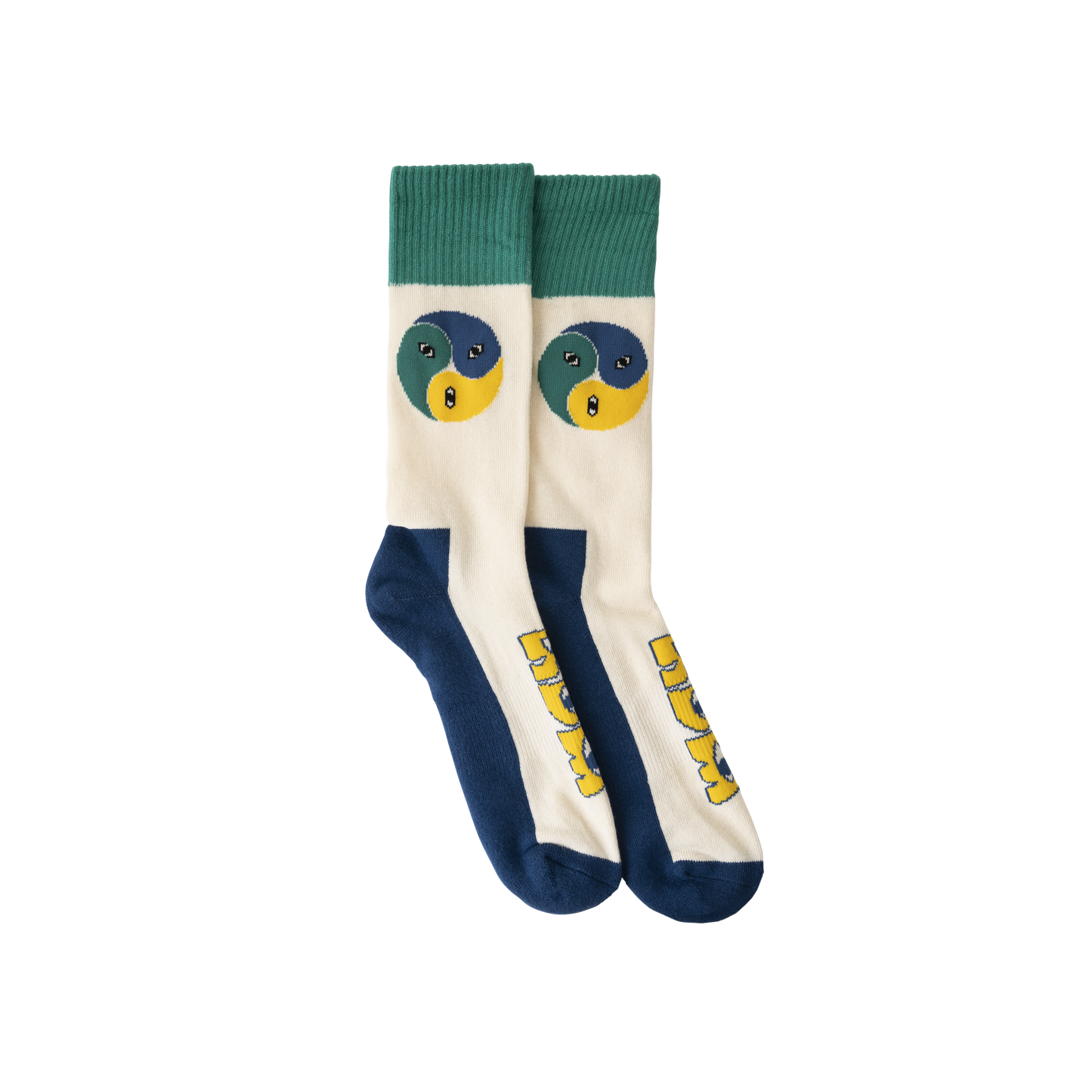 Real Bad Man 3 Way Socks 2 Pack - White Black