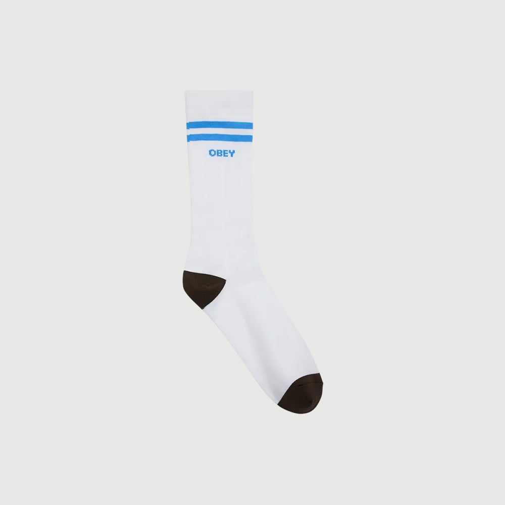 OBEY Obey Soccer Socks - White Azure Blue