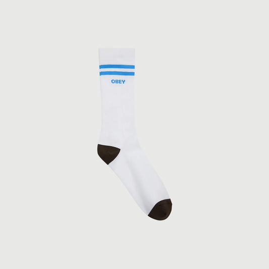 OBEY Obey Soccer Socks - White Azure Blue