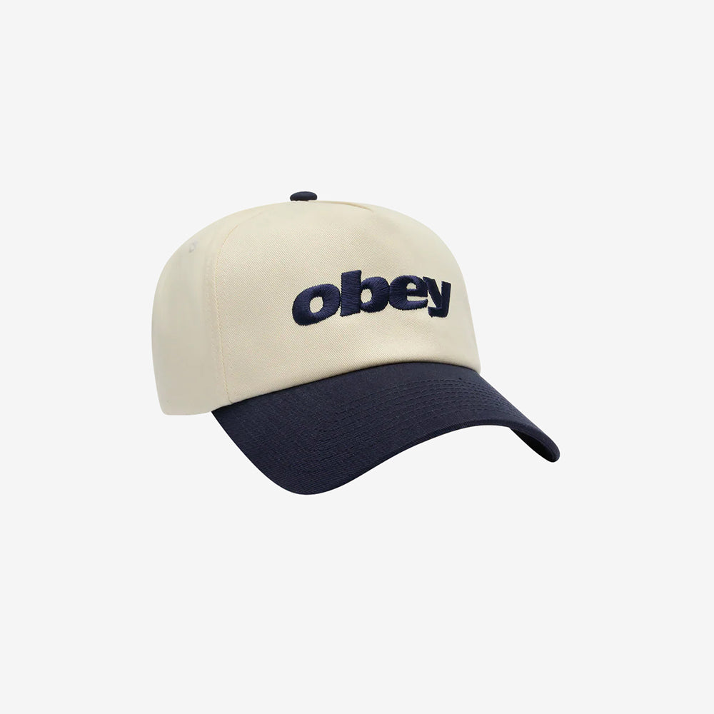 OBEY Obey Delta 5P Snapback - Navy Multi