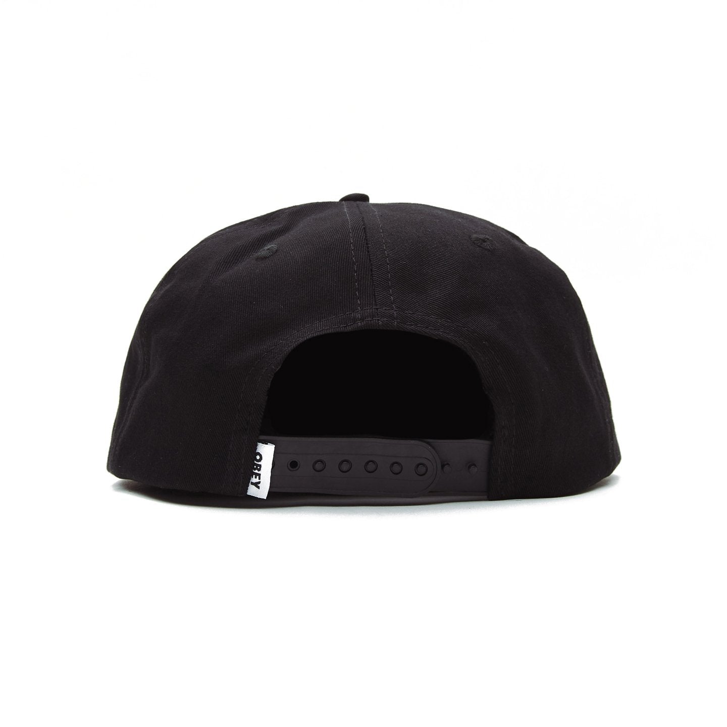 OBEY Organic Bold Label Snapback - Black