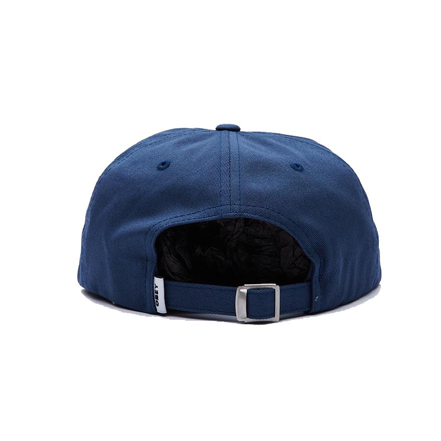 OBEY Icon Face 6 Panel Strapback - Dull Blue