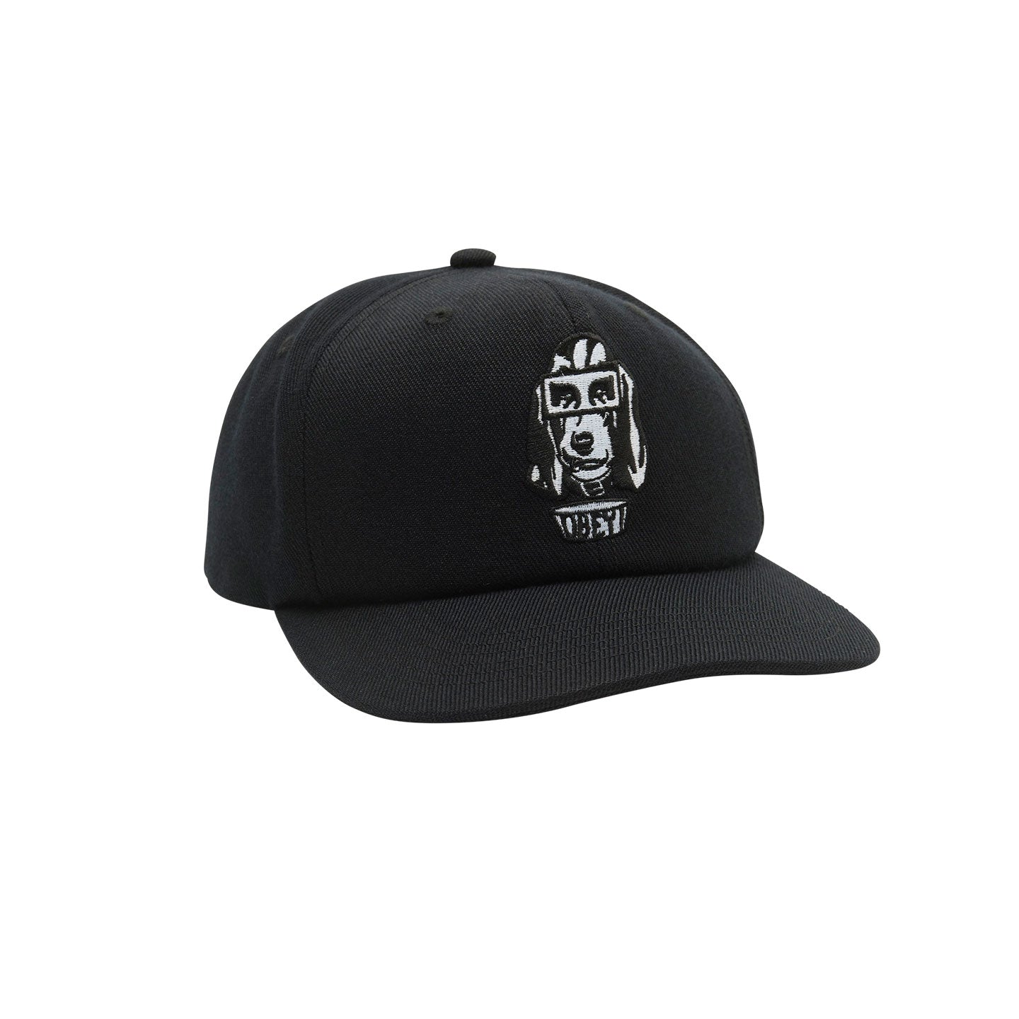 OBEY Dawg 6 Panel Classic Snap - Black
