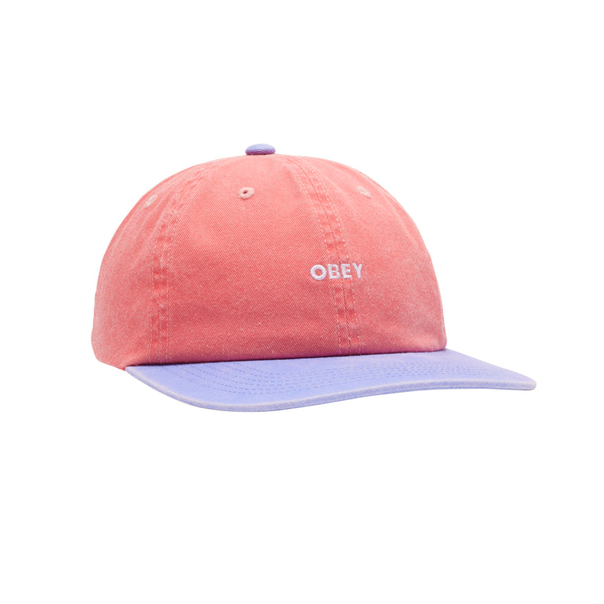 OBEY Pigment 2 Tone Cap - Coral
