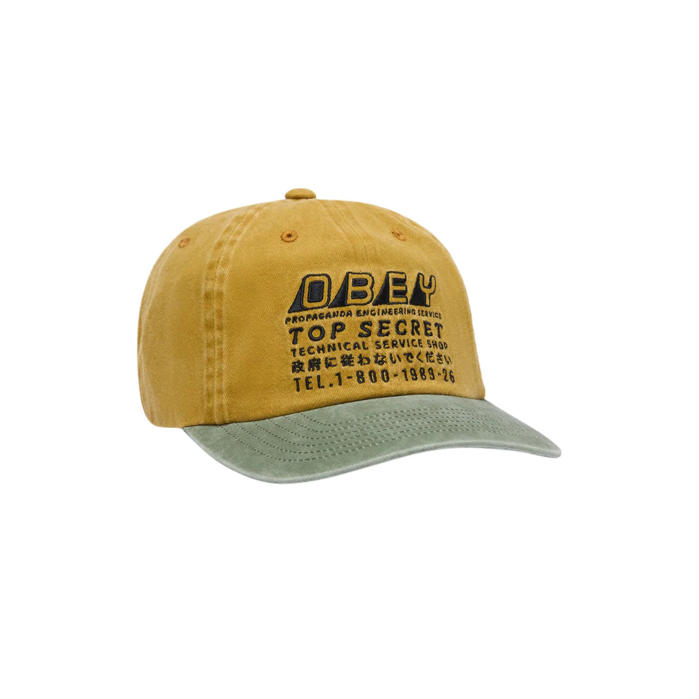 Obey Top Secret 6P - Pigment Mustard