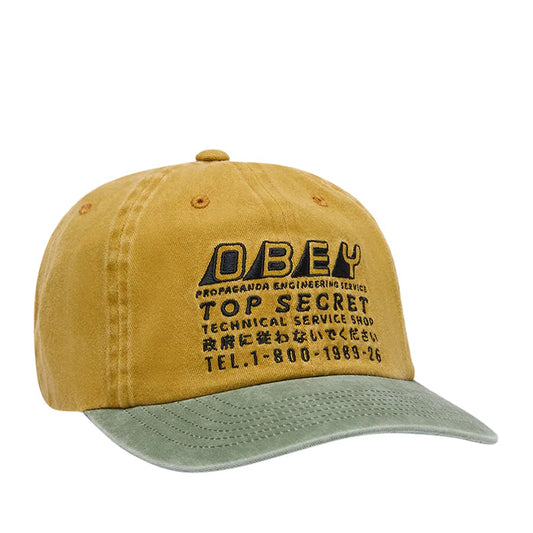 Obey Top Secret 6P - Pigment Mustard