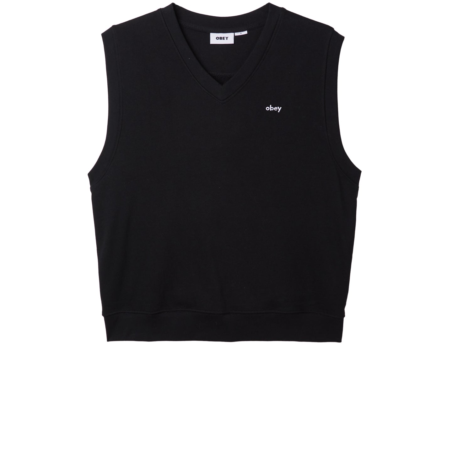 Obey Case Fleece Vest - Black