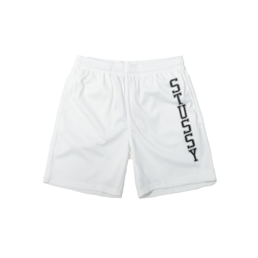 Stüssy Collegiate Mesh Short - White