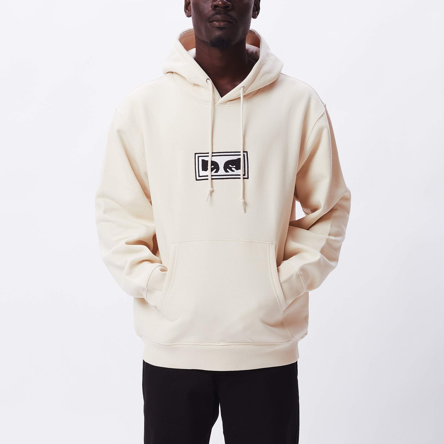 OBEY Eyes Logo Hoodie - Unbleached