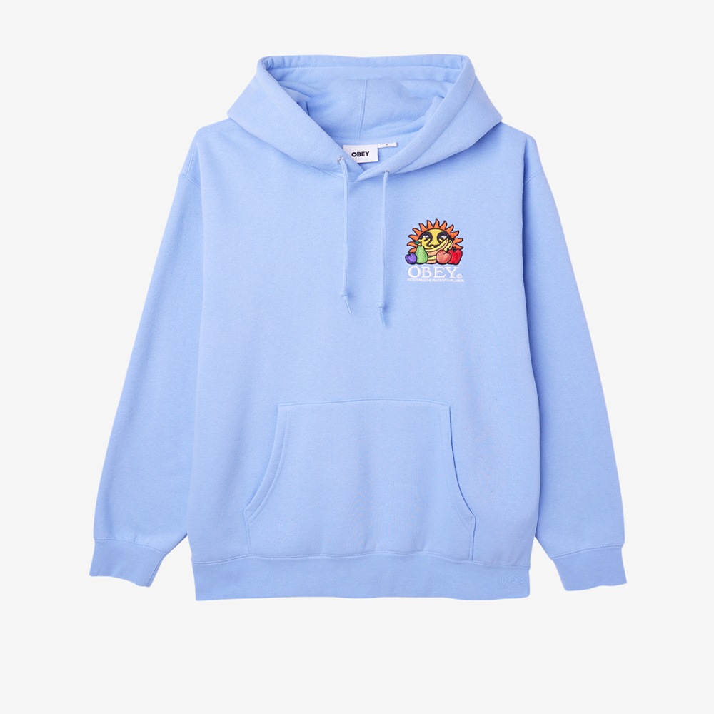 OBEY Old Labor Hoodie - Hydrangea