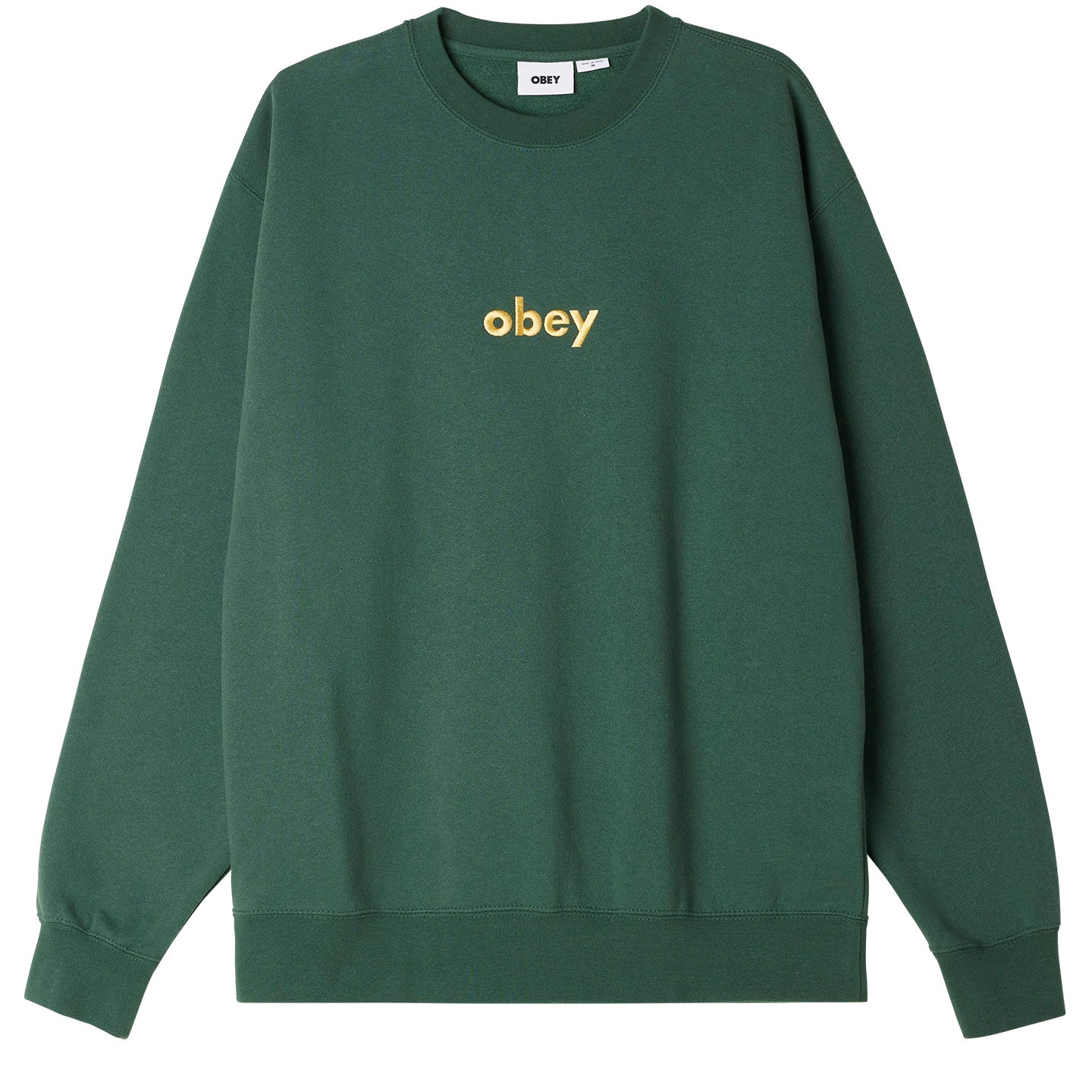 OBEY Lowercase Sweatshirt - Dark Cedar