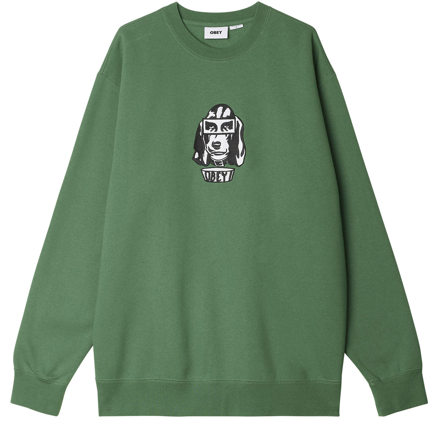 OBEY Hound Crew Sweat - Palm Leaf