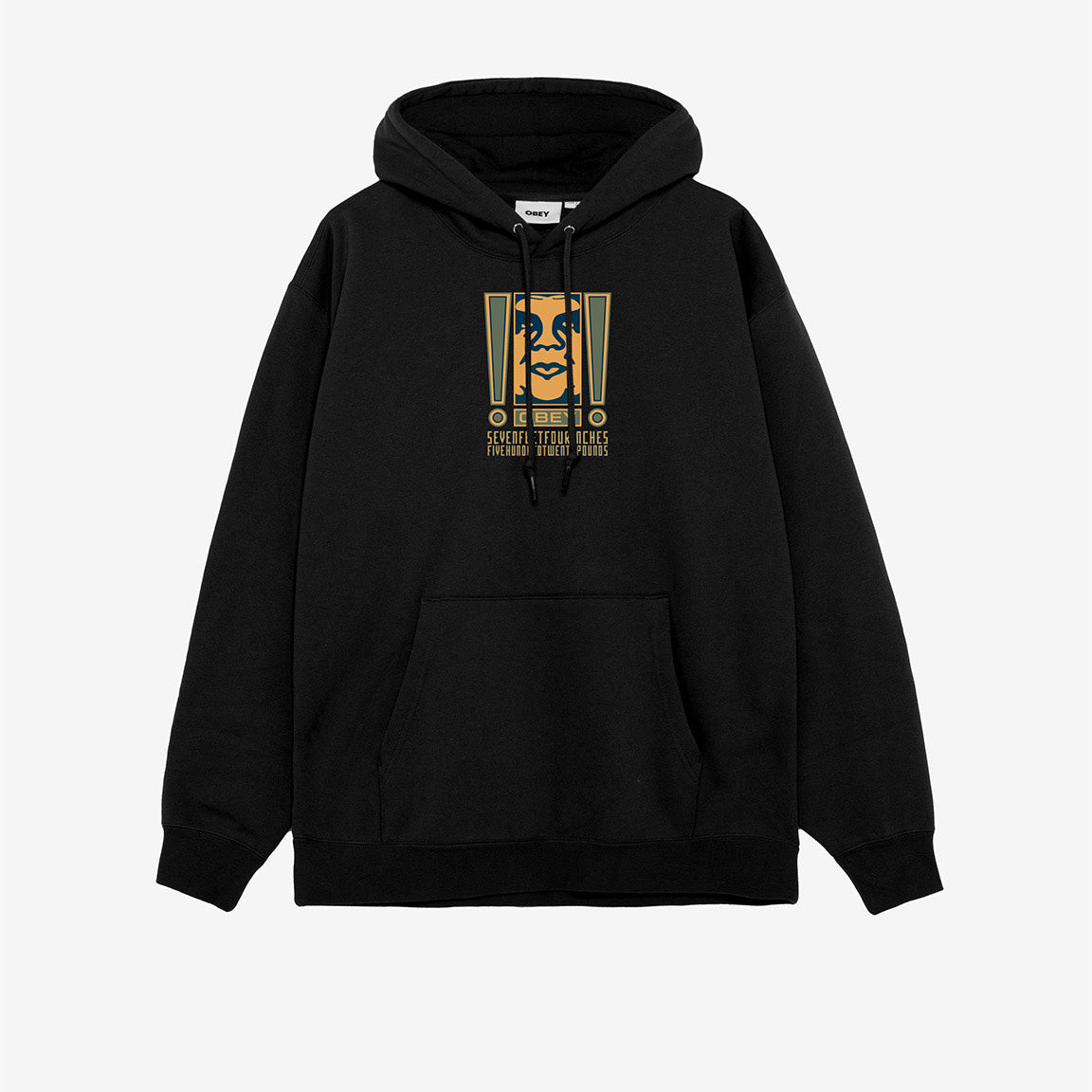 Obey Double Exclamation Hoodie - Black