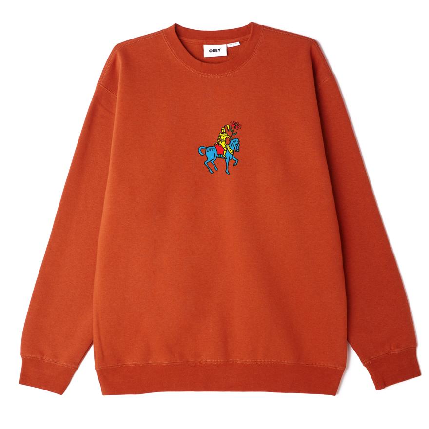 OBEY Knight Sweatshirt - Ginger