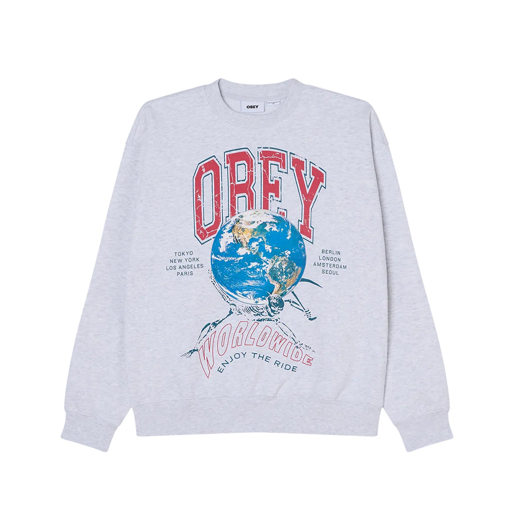 Obey Enjoy The Ride Sweat - Heather Grey