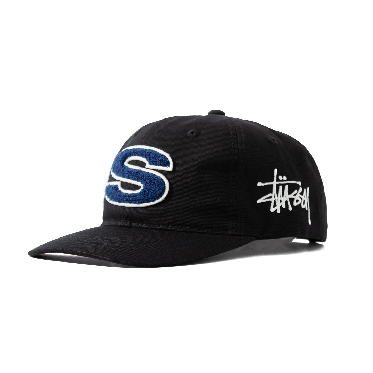 Stüssy Chenille S Low Pro Cap - Black