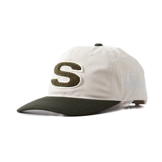Stüssy Chenille S Low Pro Cap - Bone