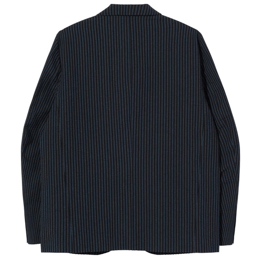 Stüssy Stripe Seersucker Sport Coat - Blue