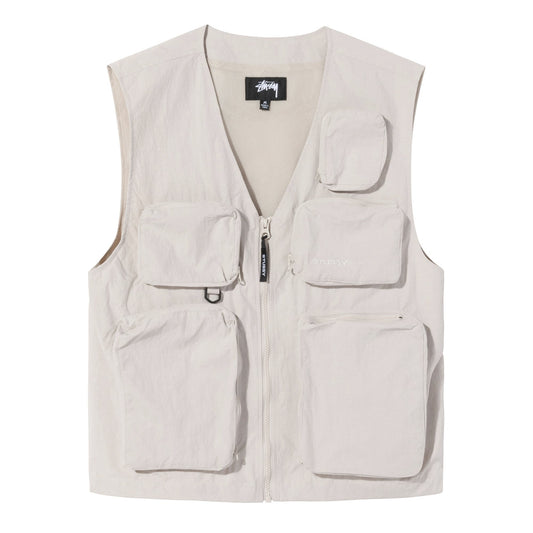 Stüssy Nylon Approach Vest - Stone