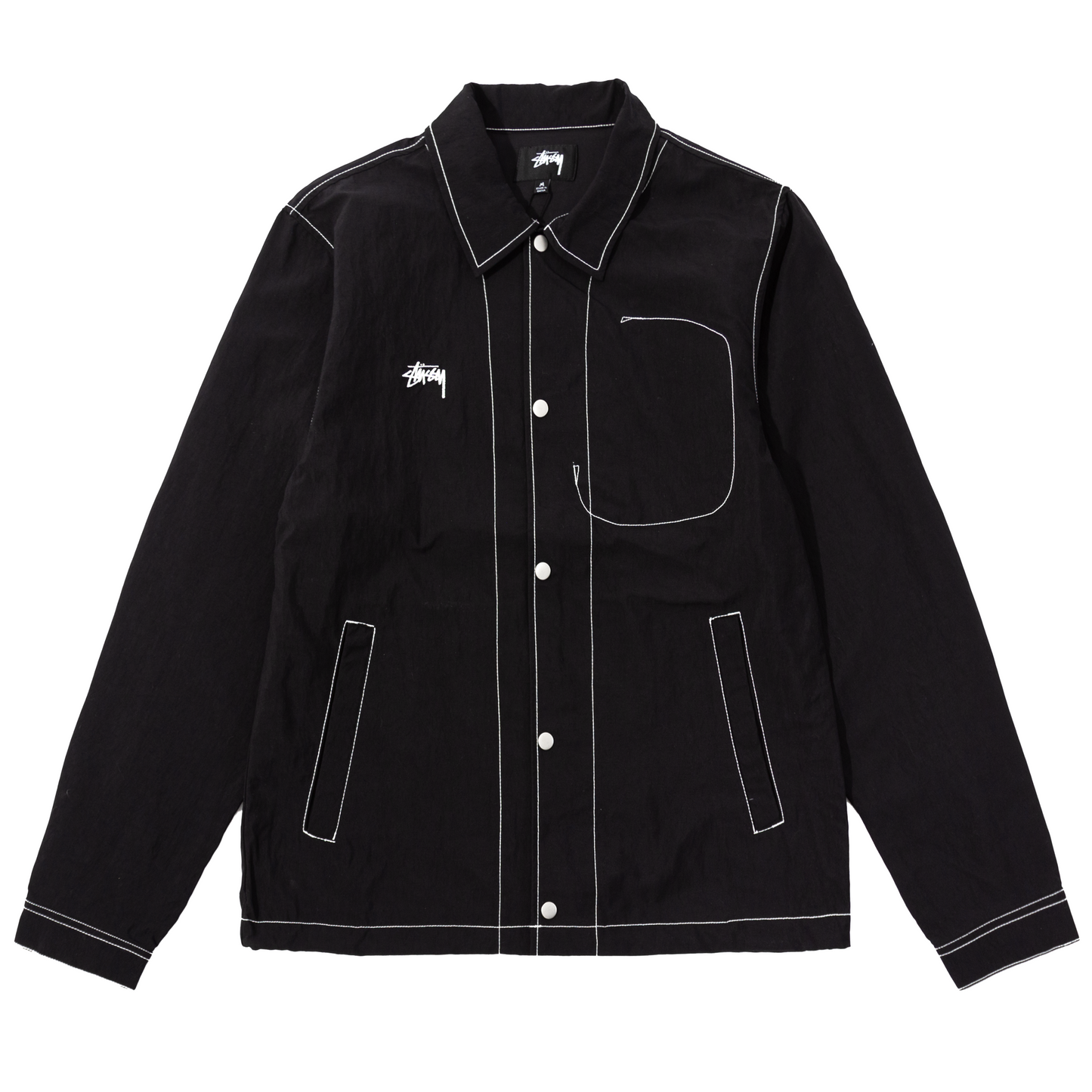 Stüssy Nylon Folsom Jacket - Black