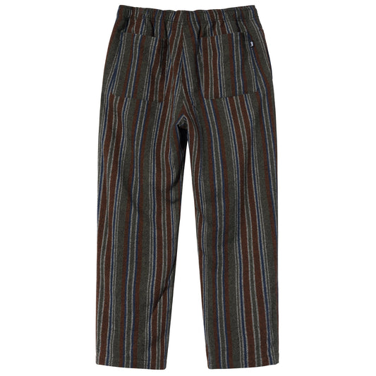 Stüssy Wool Stripe Work Pant - Olive