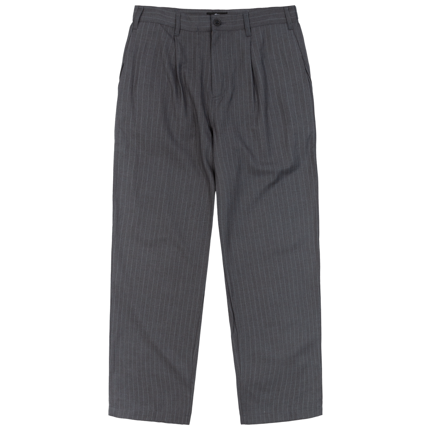 Stüssy Striped Volume Pleated Trouser - Grey