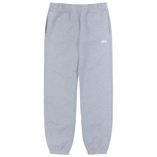 Stüssy Stock Logo Pant - Grey Heather