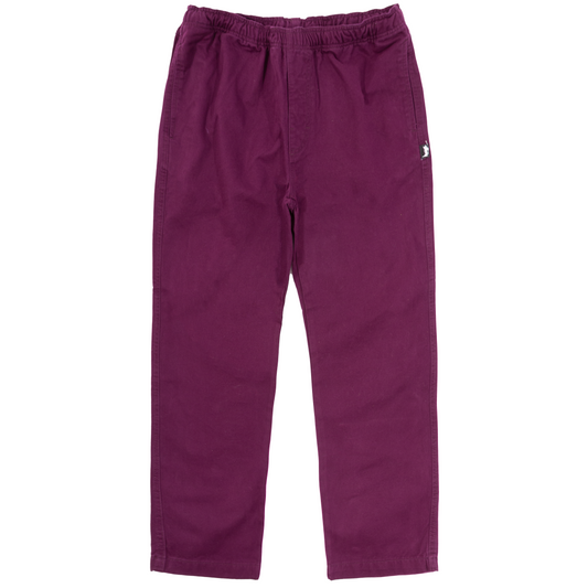 Stüssy Brushed Beach Pant - Plum