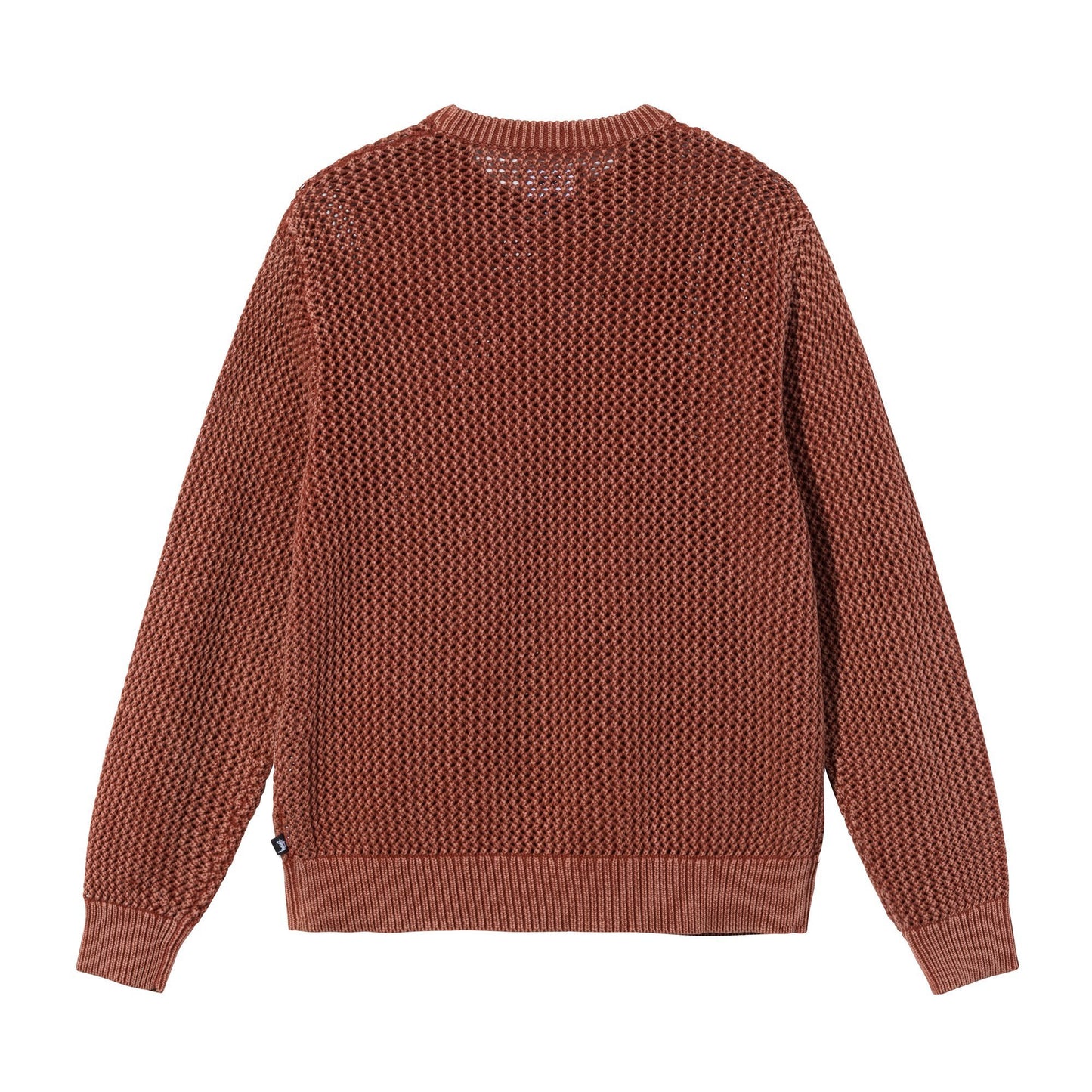 Stüssy Pigment Dyed Loose Gauge Sweater - Salmon