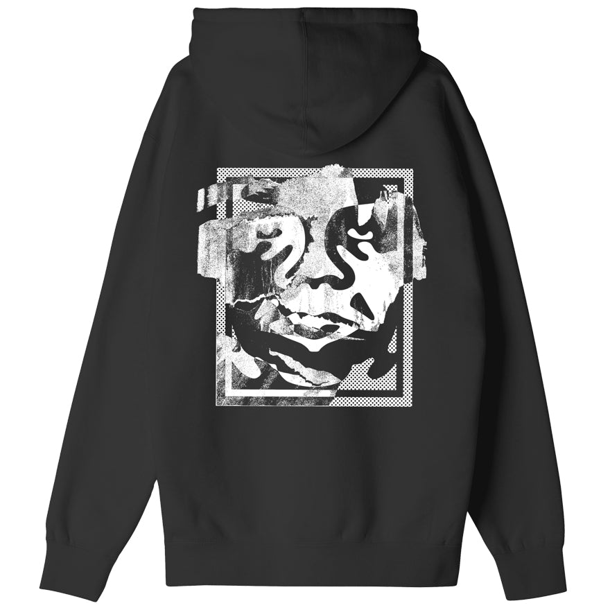 OBEY Torn Icon Face Hoodie