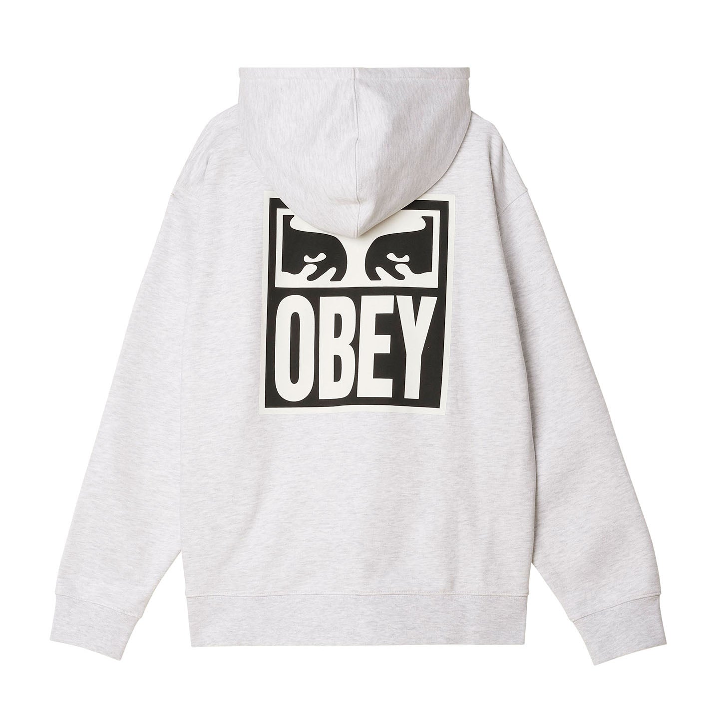 OBEY Eyes Icon 2 Zip Hoodie - Ash Grey