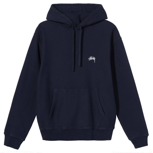 Stüssy Stock Logo Hoodie - Navy